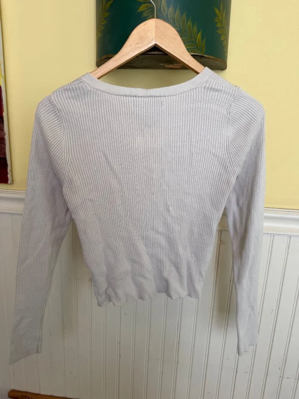 Abercrombie & Fitch Off White Button up Cardigan M - Picture 2 of 5